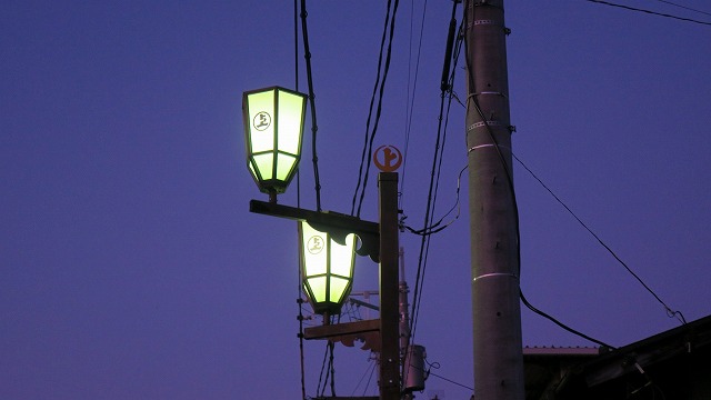 秩父路 徒歩 7km 上町 街灯 夜祭 提灯